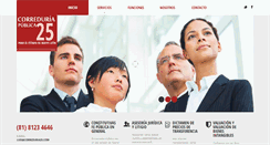Desktop Screenshot of correduria25.com